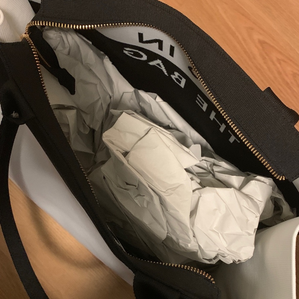 Kate Spade Monochrome Text Tote - Picture 3 of 5